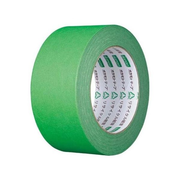 アズワン クラフトカラーテープ #224WC 38×50m 緑色 60巻入 67-8093-33 1箱(60巻)（直送品）