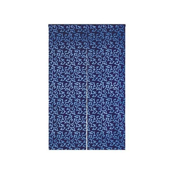 アズワン 藍染のれん 花唐草 67-8165-76 1枚（直送品）