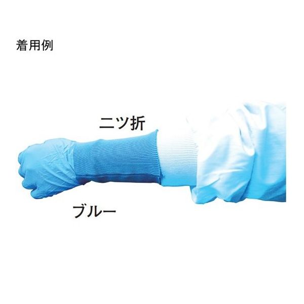 アズワン 体毛落下防止用フライス 手首用(リストバンド・100枚入)白 67-8166-53 1個(100枚)（直送品）