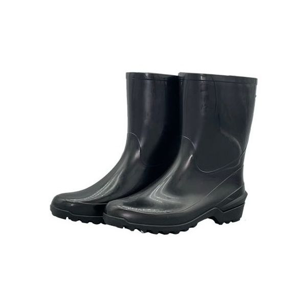 アサヒシューズ ハイゼクト紳士 長靴 K100 BK 27cm KG31041 1足 67-8167-54（直送品）