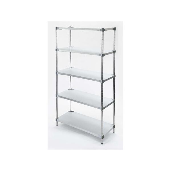 PROFACE グレートソリッドガルバシェルフ5段セット 幅61×奥行35×高さ182cm 67-8167-76 1セット(2梱包)（直送品）