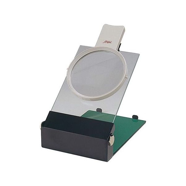 大榮歯科産業 拡大鏡付防塵スタンド ガラススタンド 67-8191-28 1個（直送品）