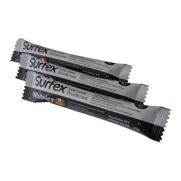 アズワン 環境清拭剤DSBリムーバー Surfex 8.5g×100個入 67-8191-31 1個(100個)（直送品）