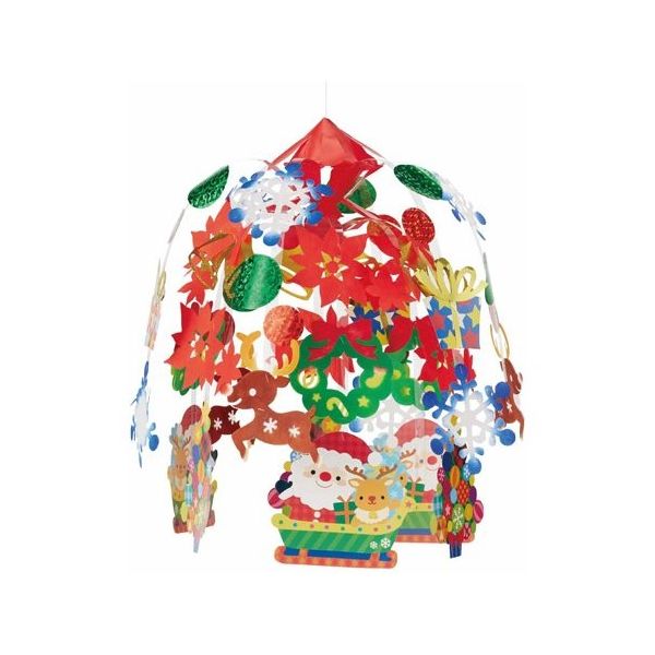 アズワン ワクワククリスマス2段センターハンガー 天井飾り 67-8943-90 1個（直送品）