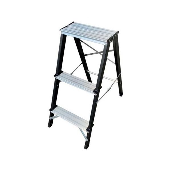 アルミス タフステップ 3段 4台入 ASF-3BK 1ケース(4台) 67-8772-27（直送品）