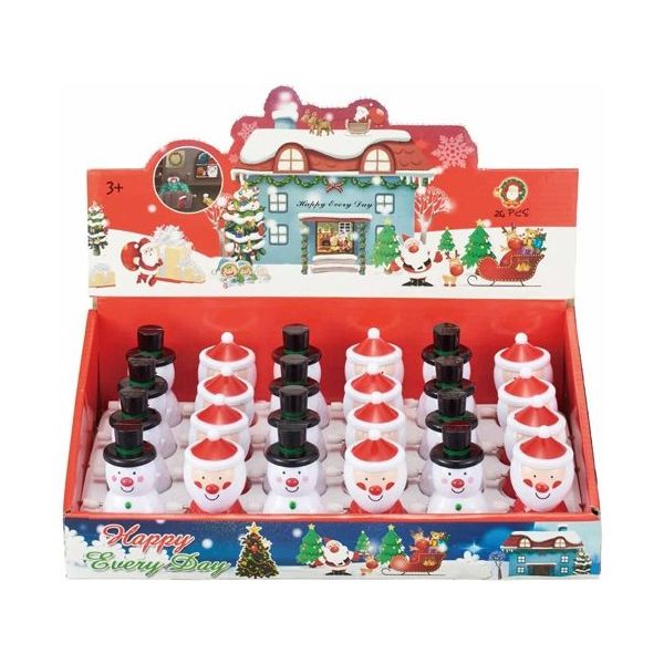 アズワン トコトコ サンタ&スノーマン 24個 67-8944-66 1セット(24個)（直送品）