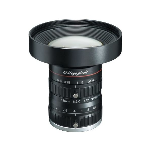 ケンコー・トキナー 4/3インチ対応高解像度CCTVレンズ 12mm KCM-1220U43MP10 1個 67-9206-47（直送品）