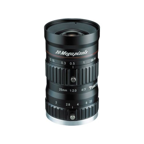 ケンコー・トキナー 4/3インチ対応高解像度CCTVレンズ 25mm KCM-2520U43MP10 1個 67-9206-49（直送品）