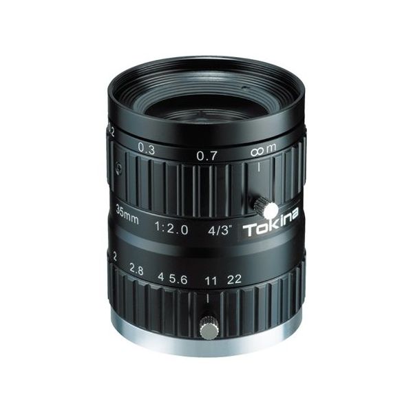 ケンコー・トキナー 4/3インチ対応高解像度CCTVレンズ 35mm KCM-3520U43MP10 1個 67-9206-50（直送品）