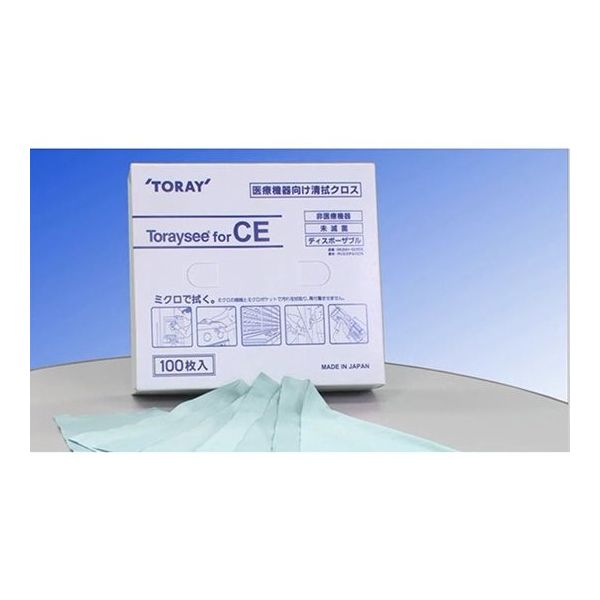 東レ Torraysee for CE(医療機器・器材用メンテナンスクロス)10枚×10箱入 MK24H-GCPCE 1ケース(100枚)（直送品）