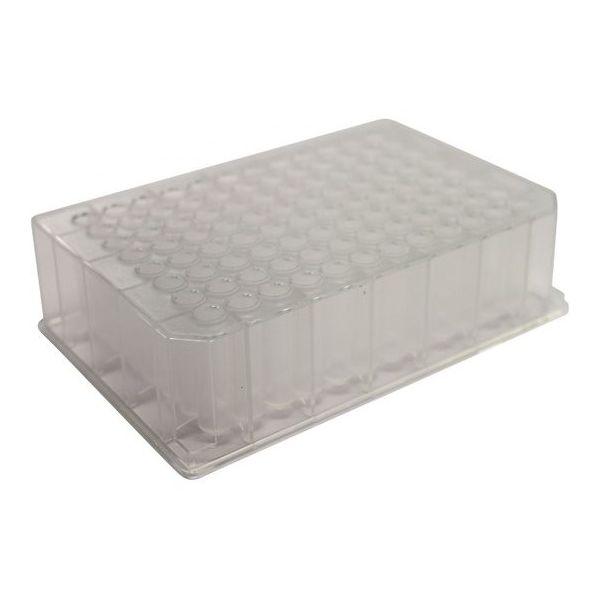 CRS ピュアパス ガラスコートPP 96ウェルプレート 1000μL 丸型 10個入 455002 1セット(10個)（直送品）