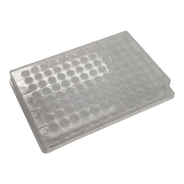 CRS ピュアパス ガラスコートPP 96ウェルプレート 350μL 丸型 10個入 455007 1セット(10個)（直送品）