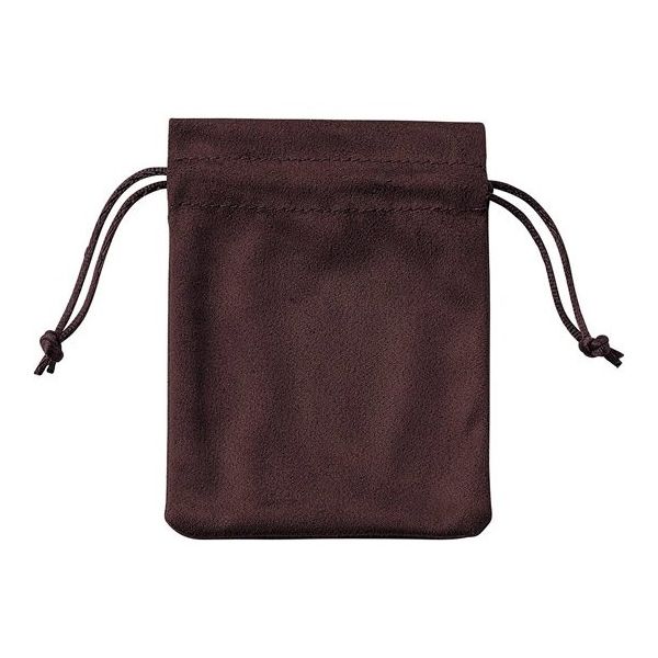 アズワン ジュエリーポーチ スクエア こげ茶 20枚 68-0317-04 1セット(20枚)（直送品）