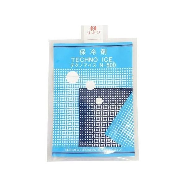 三重化学工業 保冷剤 テクノアイス Nー500 1000枚入 181 1ケース(1000枚) 68-0448-11（直送品）