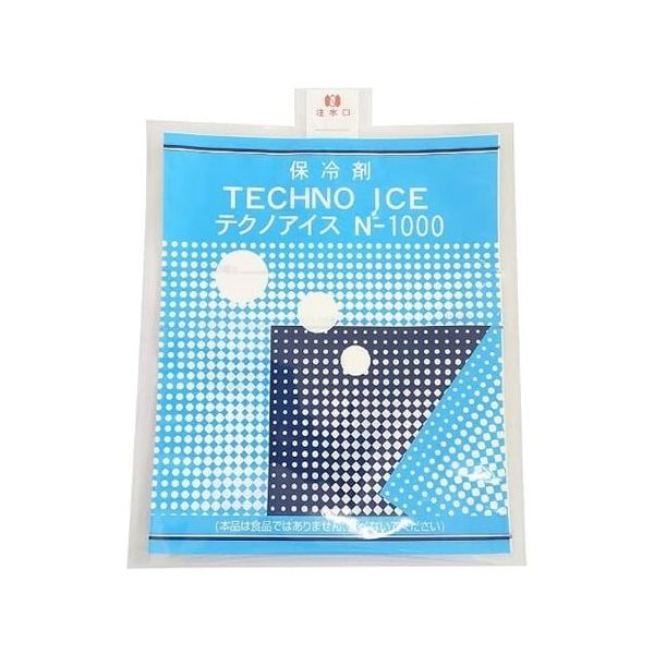 三重化学工業 保冷剤 テクノアイス Nー1000 1000枚入 183 1ケース(1000枚) 68-0448-13（直送品）