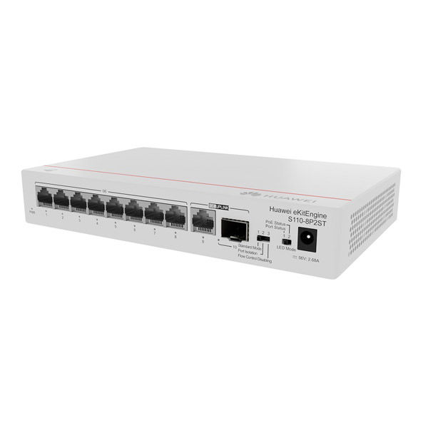 Huawei eKitEngine ギガビットPoEスイッチ 8PoE+/1/1SFPポート Huawei eKitEngine ギガビットPoEスイッチ 8PoE+/1/1SFPポート
