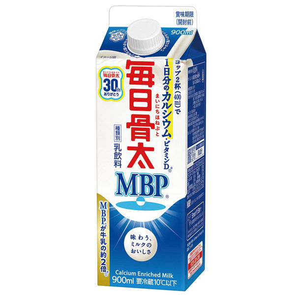 雪印メグミルク [冷蔵]雪印メグミルク 毎日骨太 MBP(R) 900ml×3