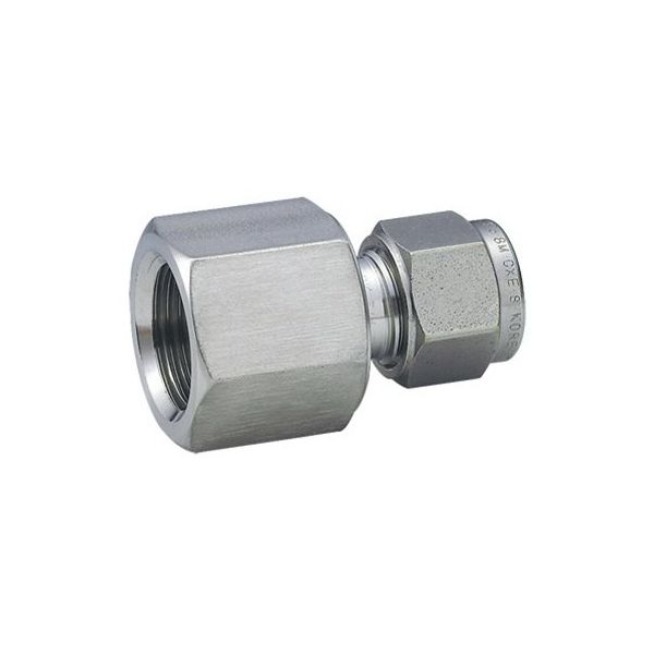 フローバル チューブ継手 メスコネクタ ミリサイズ CFC4M-2R 1個 64-6467-89（直送品）