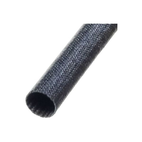 LINKMAN シリコンガラスチューブ(φ8mm×1m巻)黒 LI-SFGT-8-K 1本 67-0391-76（直送品）