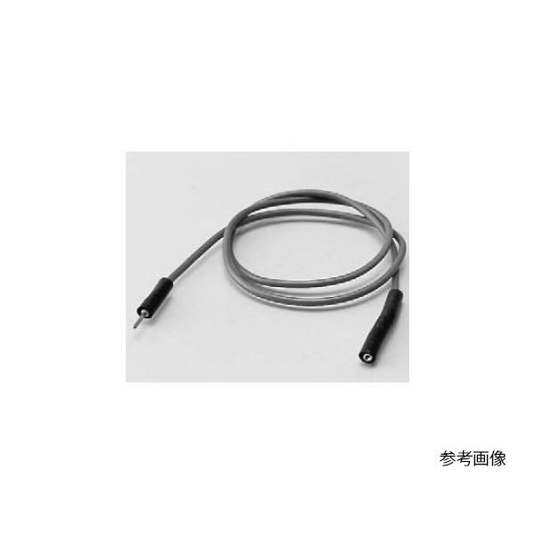 マックエイト ミニテストクリップ用中継コード 黒 TPー002用 適合オスピン接続ピン0.8φ 64-6182-79 1個（直送品）