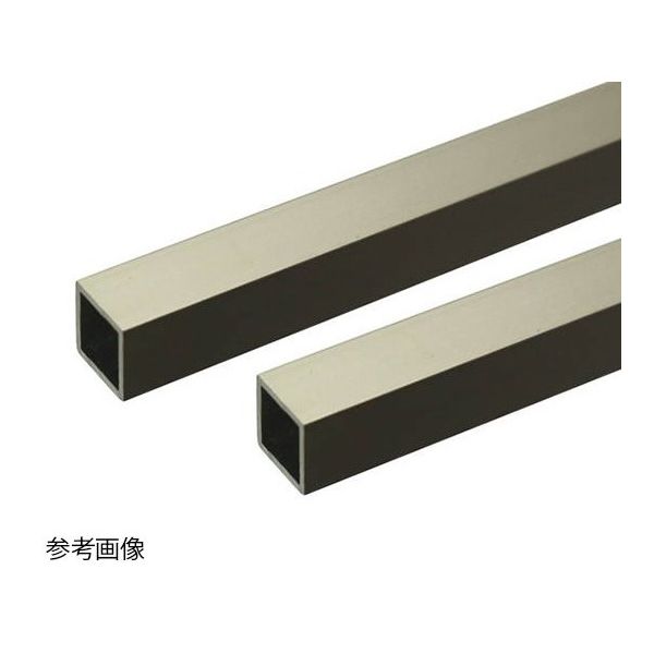 ハイロジック アルミ角パイプ 2m 1.0×10×10mm ステンカラー 2本組 62-4881-01 1組(2本)（直送品）