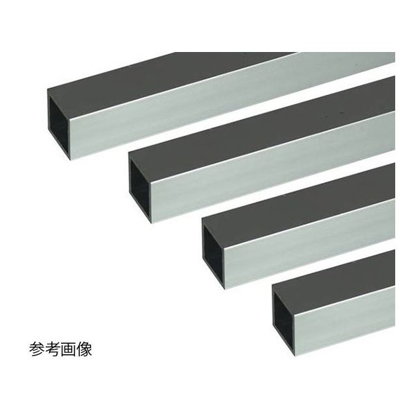 ハイロジック アルミ角パイプ 1m 1.5×15×15mm シルバー 4本組 62-4876-89 1組(4本)（直送品）