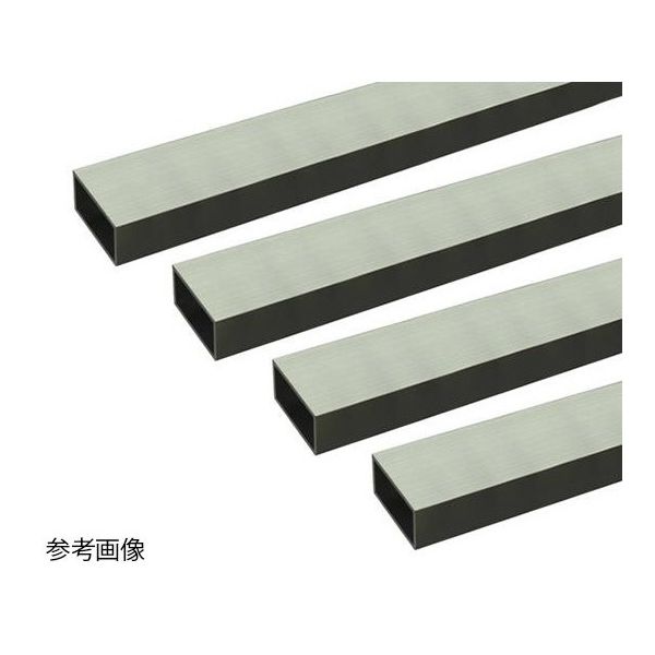 ハイロジック アルミ角パイプ 1m 1.2×10×15mm シルバー 4本組 62-4877-27 1組(4本)（直送品）