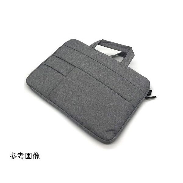 ロジック 衝撃吸収ノートパソコンバッグ グレー 15.6インチ対応 LG-NTPCBG-156-GY 1個 65-2350-56（直送品）