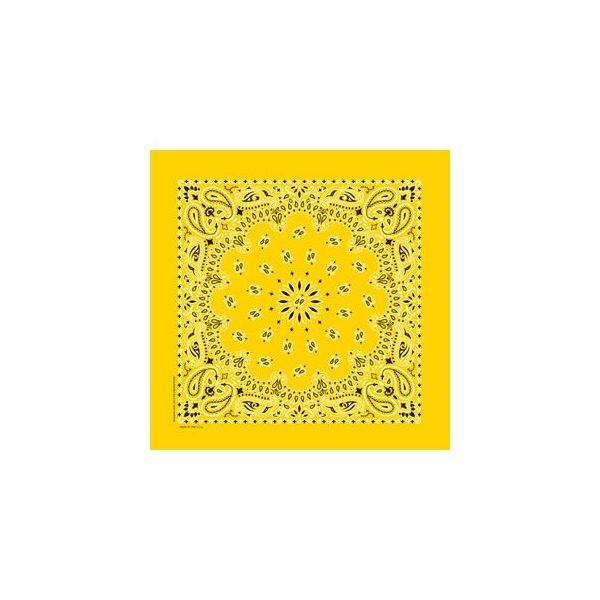 飯塚カンパニー バンダナ CPー62 レモンイエロー KY6000CP62 1枚 62-7041-43（直送品）