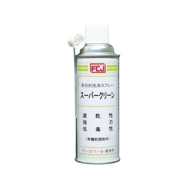 ファインケミカルジャパン スーパークリーン 420ml FC211-S 1本 61-2830-23（直送品）