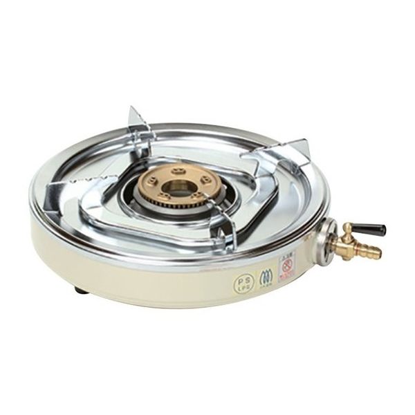 スギコ産業 ガス高級丸型一口コンロ LP UL-66 1個 67-2472-56（直送品）