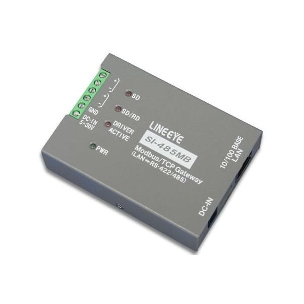 ラインアイ Modbus TCPゲートウェイ SI-485MB 1式 64-5070-09（直送品）