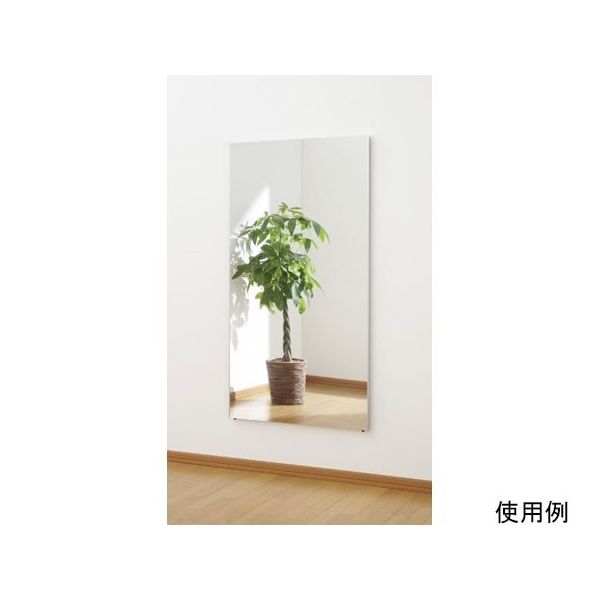 J.フロント建装 ジャンボ姿見ミラー 80×150cm シルバー RM-6-S 1個 65-0325-27（直送品）