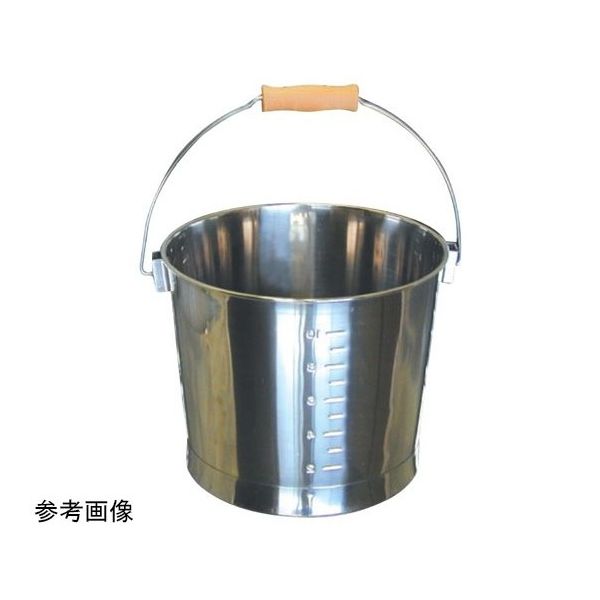 杉山工業 18ー8目盛付バケツ(プレス)約15L SH-641B 1個 67-2417-53（直送品）