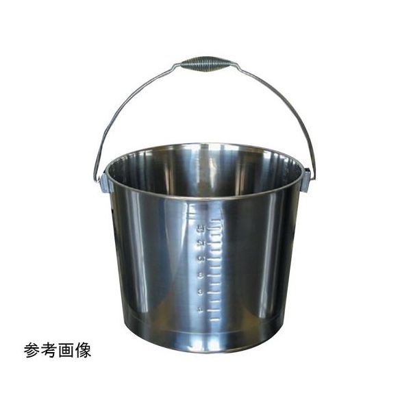 杉山工業 18ー8目盛付バケツ(ニギリステン)約20L SH-642B-H 1個 67-2417-50（直送品）