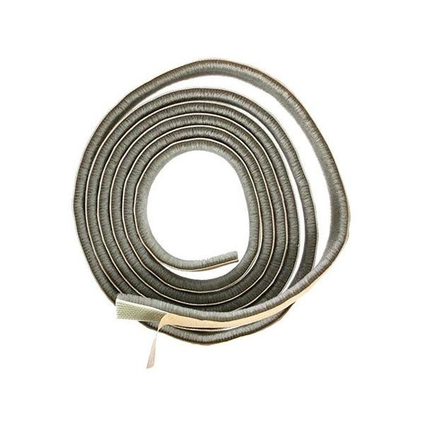 槌屋ティスコ ワイドすき間モヘアシール グレー 15×6mm×2m No.15060 1巻 63-7937-56（直送品）