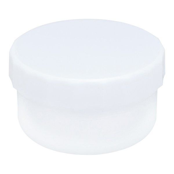 ケーエム化学 プラ壺(深型・未滅菌) 丸底タイプ 22mL 白 100個入 33035 1箱(100個) 9-1416-05（直送品）