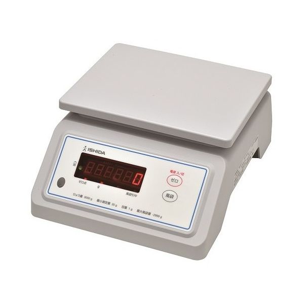イシダ 上皿型質量はかり 秤量:30kg S-boxM-30 1台 67-5196-57（直送品）