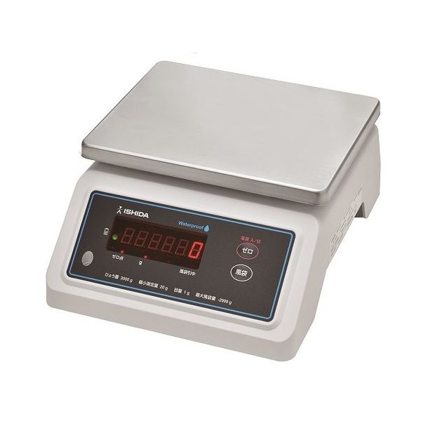 イシダ 上皿型質量はかり(防水型) 秤量:15kg S-boxM-15WP 1台 67-5196-59（直送品）