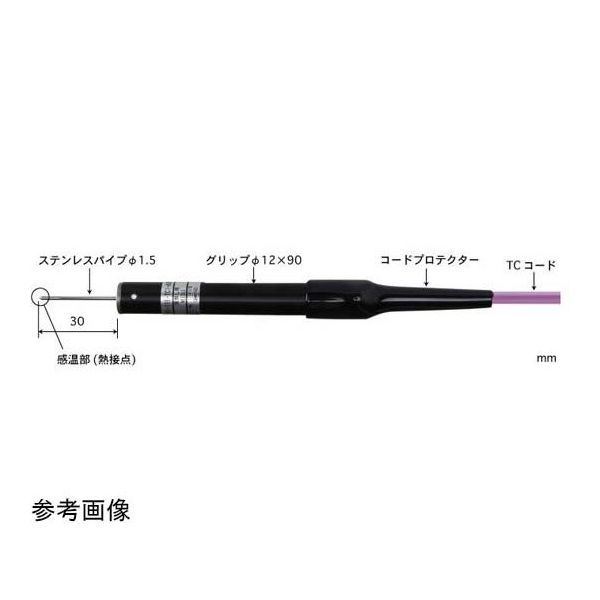 安立計器 突刺し形温度センサ BTシリーズ ー200~300°C 応答速度(秒):1.5 Kタイプ BT-22K-TC1-ASP 1本（直送品）