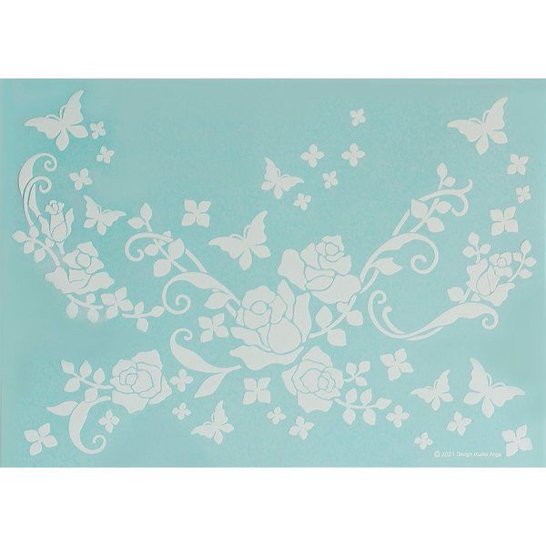 サンコーマーク工業 飛散防止シート ローズ QWS-542 1枚 8-341-06（直送品）