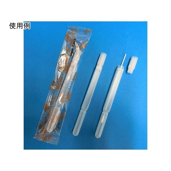 グローバルサイエンス 綿棒チューブ 滅菌済 1000本入(1本包装) 00942 1箱(1000本) 65-5531-88（直送品）