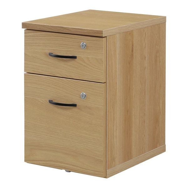 カグクロ 木製ワゴン プレスト 鍵付き ホワイトオーク 66-0001-41 1個（直送品）