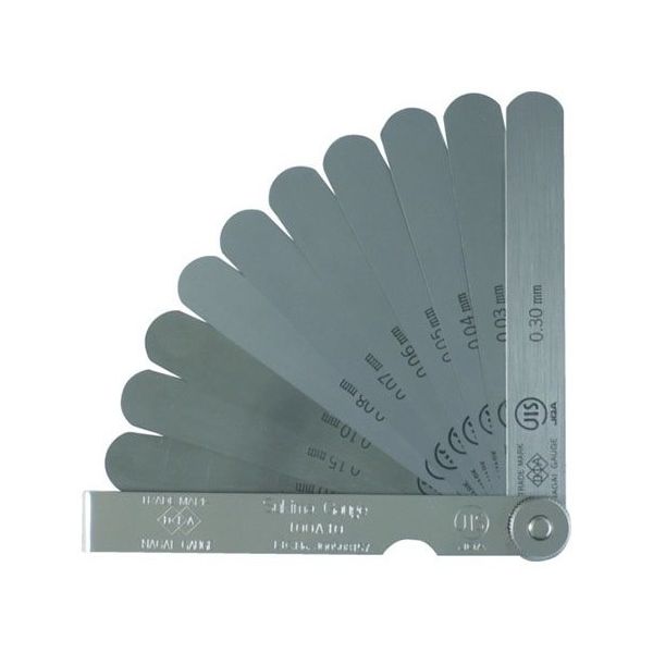 永井ゲージ製作所 JIS規格すきまゲージ100A12 100A12 1個(1セット) 61-1858-10（直送品）