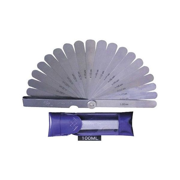 永井ゲージ製作所 すきまゲージ100ML 100ML 1個(1セット) 62-3202-55（直送品）