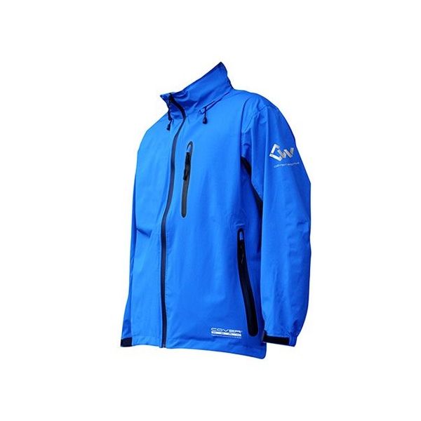 カヴァーワーク レインウエアアクロスレイン ブルー 3L AG-8000 1着 63-5526-35（直送品）