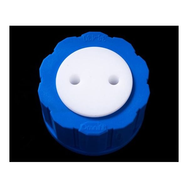 アイシス オムニフィット(R)ルアーポート付きGL38ガロン瓶ボトルキャップ 2ポート フィルター&チェックバルブ無 OMJ4312 1個（直送品）