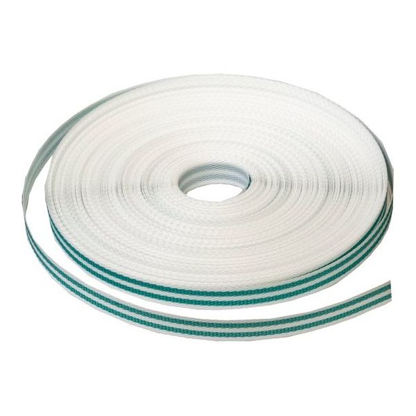 紺屋商事 KCNB PPバンド手仕事用 15mm×50m 白緑ST色 01121513 1個 65-3905-21（直送品）