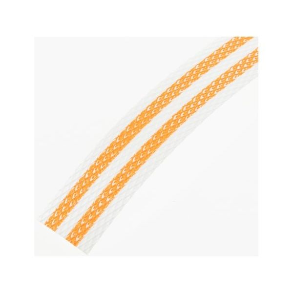 紺屋商事 KCNB PPバンド手仕事用 15mm×50m 白オレンジST色 01121515 1個 65-3905-23（直送品）