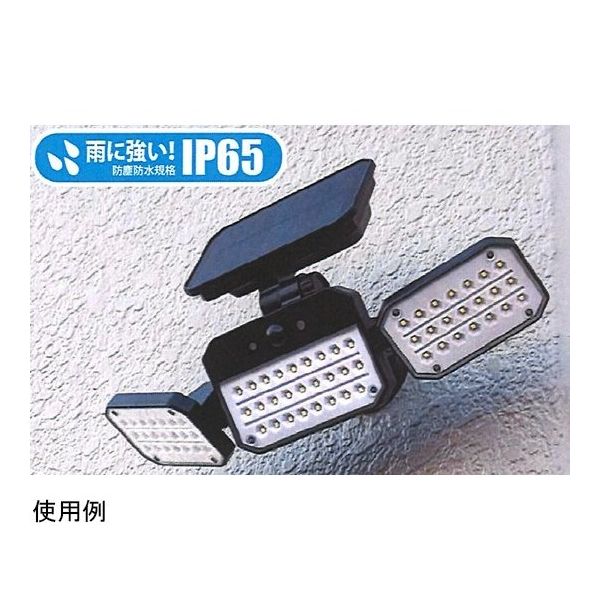 アイガーツール ソーラーセンサーライト 広範囲照射タイプ EDS0795 1個 65-6793-36（直送品）